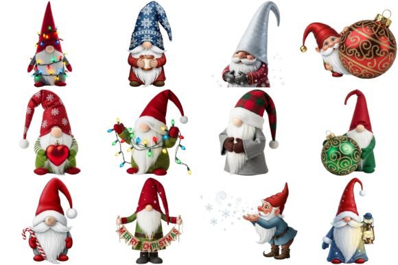 71 Christmas Gnome Clipart Bundle: Crafting Review