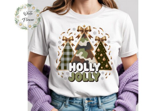 Camo Christmas Tree PNG: Bold Illustrations