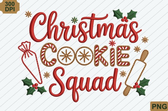 Christmas Cookie Squad: Festive Illustrations