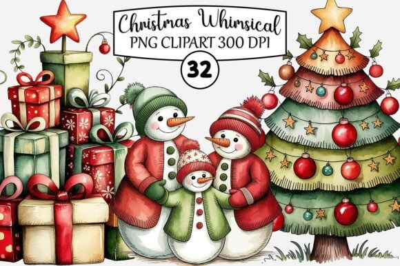 Christmas Whimsical Clipart: Editorial Illustrations Review