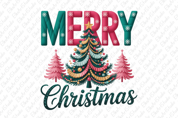 Faux Yarn Christmas PNG: Cozy Illustrations