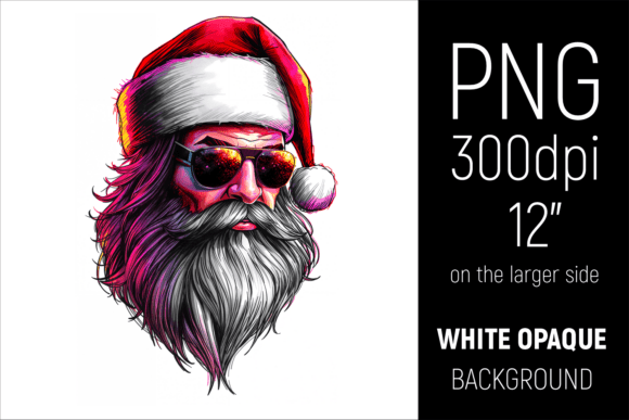 Hipster Santa Illustrations for Modern Branding