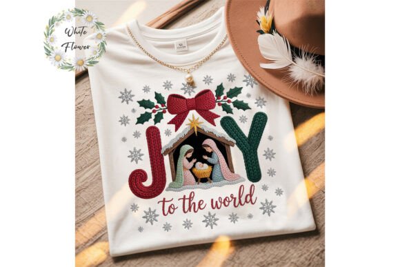 JOY Nativity Christmas PNG Clipart: Illustrations for Crafters