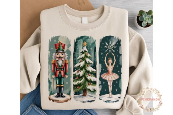 Nutcracker Ballerina Christmas Printable & Illustrations