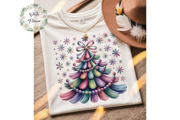 Pastel Christmas Tree Sublimation Design Review