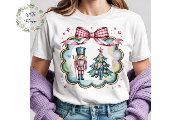 Pink Nutcracker Christmas PNG Clipart & Illustrations
