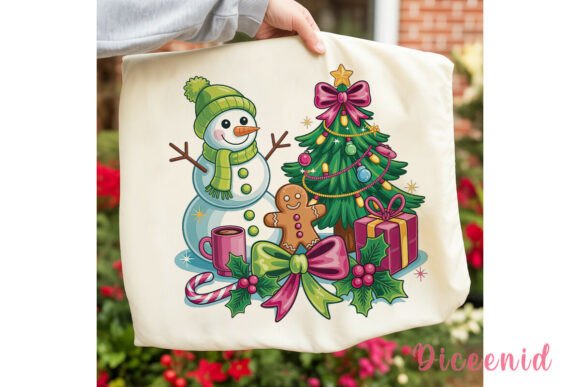 Preppy Christmas Holiday PNG Clipart & Illustrations