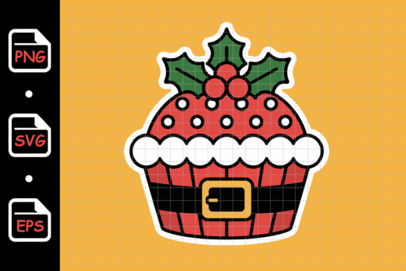 Review: Christmas Cupcake with Santa Suit Design