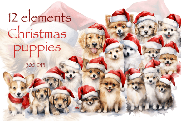 Review: Christmas Puppies Clipart for Embroidery