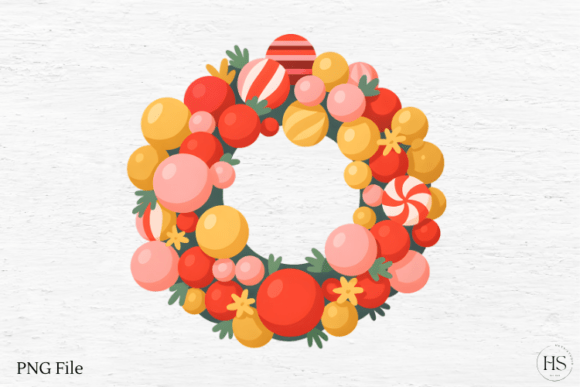 Review: Christmas Wreath, Pastel Winter Illustrations