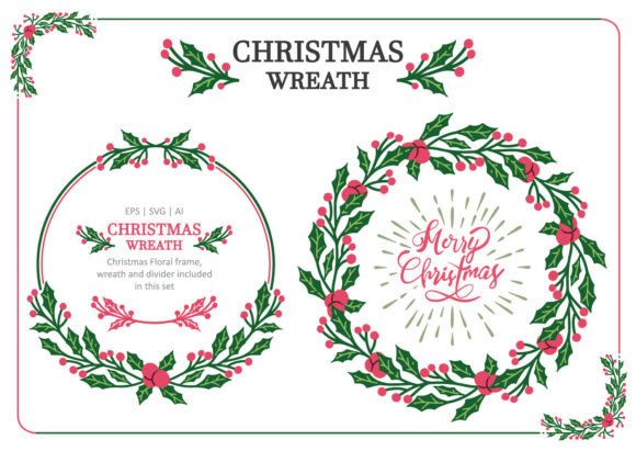 Reviewing the Christmas Holiday Floral Wreath Set