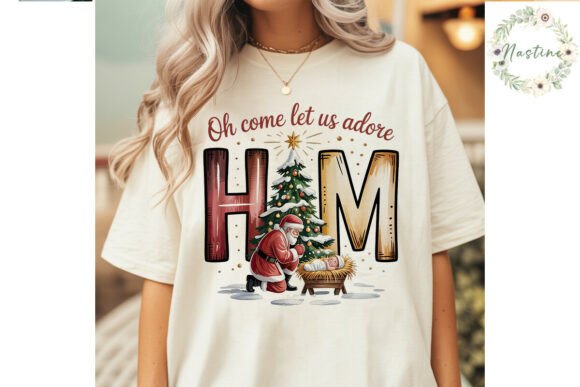 Santa Nativity Christmas PNG Clipart for Illustrations